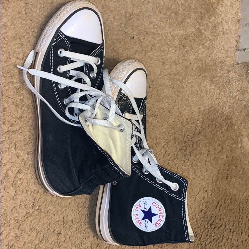 COPY - Black Hightop Converse